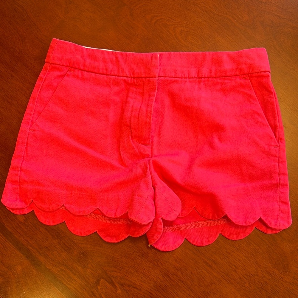 JCrew Crewcuts Scalloped Hem Shorts